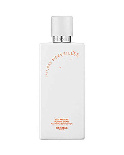 eau de merveilles hermes body lotion